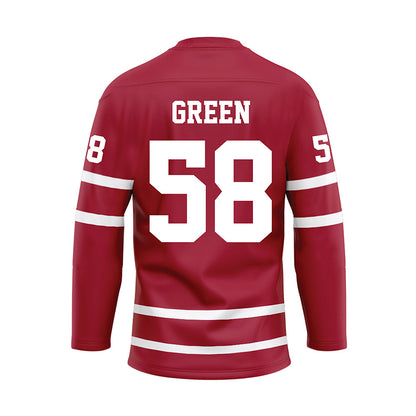 Alabama - Football Alumni : Lou Green - Crimson Hockey Jersey