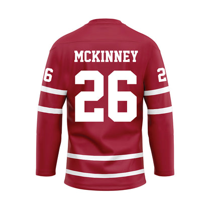 Alabama - Football Alumni : Bobby McKinney - Crimson Hockey Jersey