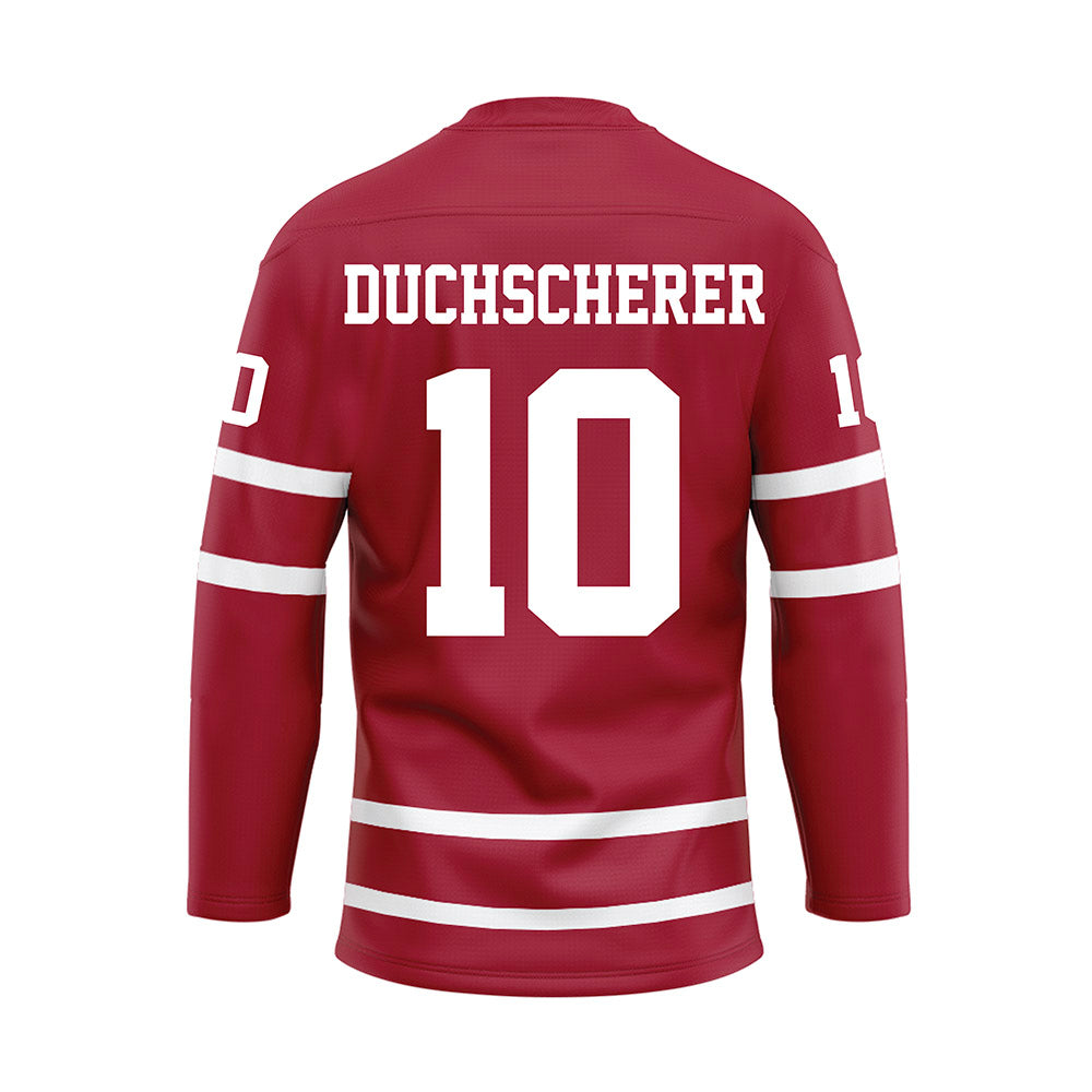 Alabama - NCAA Softball : Abby Duchscherer - Crimson Hockey Jersey