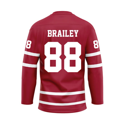 Alabama - NCAA Baseball : Beau Brailey - Crimson Hockey Jersey