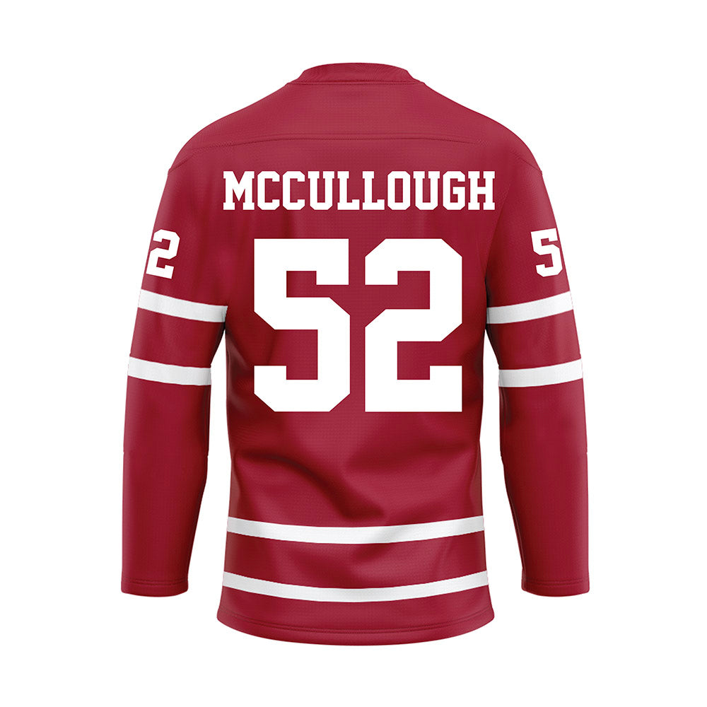 Alabama - Football Alumni : Alfred McCullough - Crimson Hockey Jersey