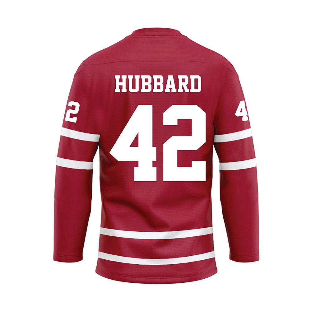 Alabama - Football Alumni : Adrian Hubbard - Crimson Hockey Jersey