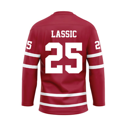 Alabama - Football Alumni : Derrick Lassic - Crimson Hockey Jersey