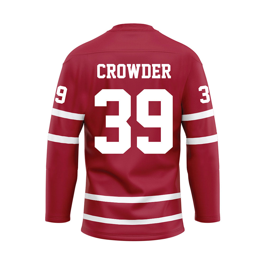 Alabama - Football Alumni : Paden Crowder - Crimson Hockey Jersey