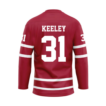 Alabama - NCAA Football : Keon Keeley - Crimson Hockey Jersey