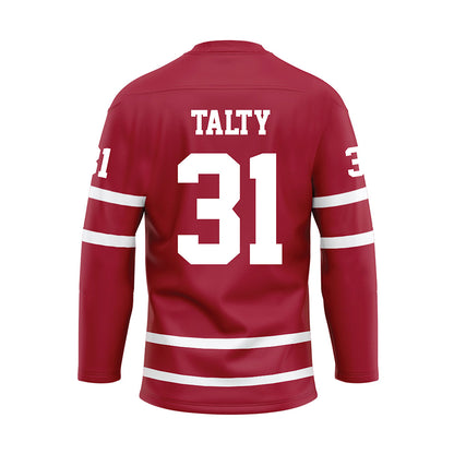 Alabama - NCAA Football : Conor Talty - Crimson Hockey Jersey