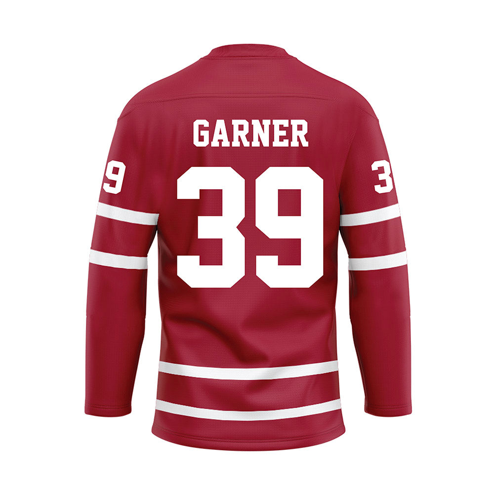 Alabama - Football Alumni : Morgan Garner - Crimson Hockey Jersey