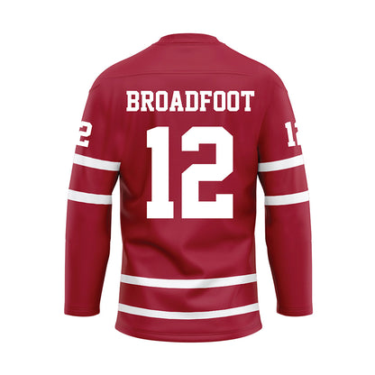 Alabama - Softball Alumni : Emma Broadfoot - Crimson Hockey Jersey