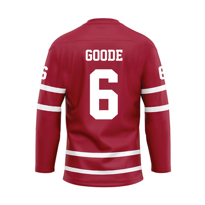 Alabama - Football Alumni : Demetrius Goode - Crimson Hockey Jersey