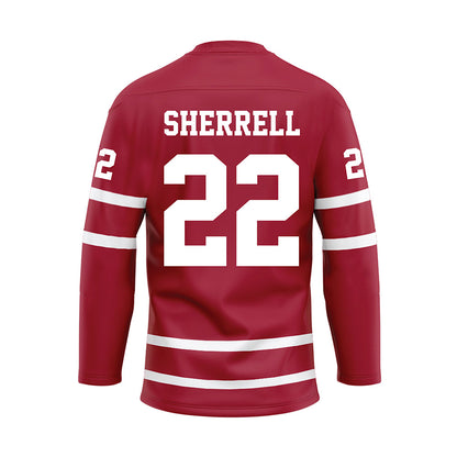 Alabama - NCAA Men's Basketball : Aiden Sherrell - Crimson Hockey Jersey