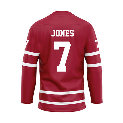 Alabama - NCAA Football : Dashawn Jones - Crimson Hockey Jersey