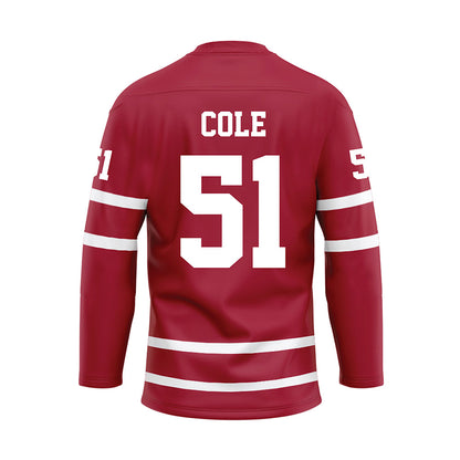 Alabama - Football Alumni : Tommy Cole - Crimson Hockey Jersey