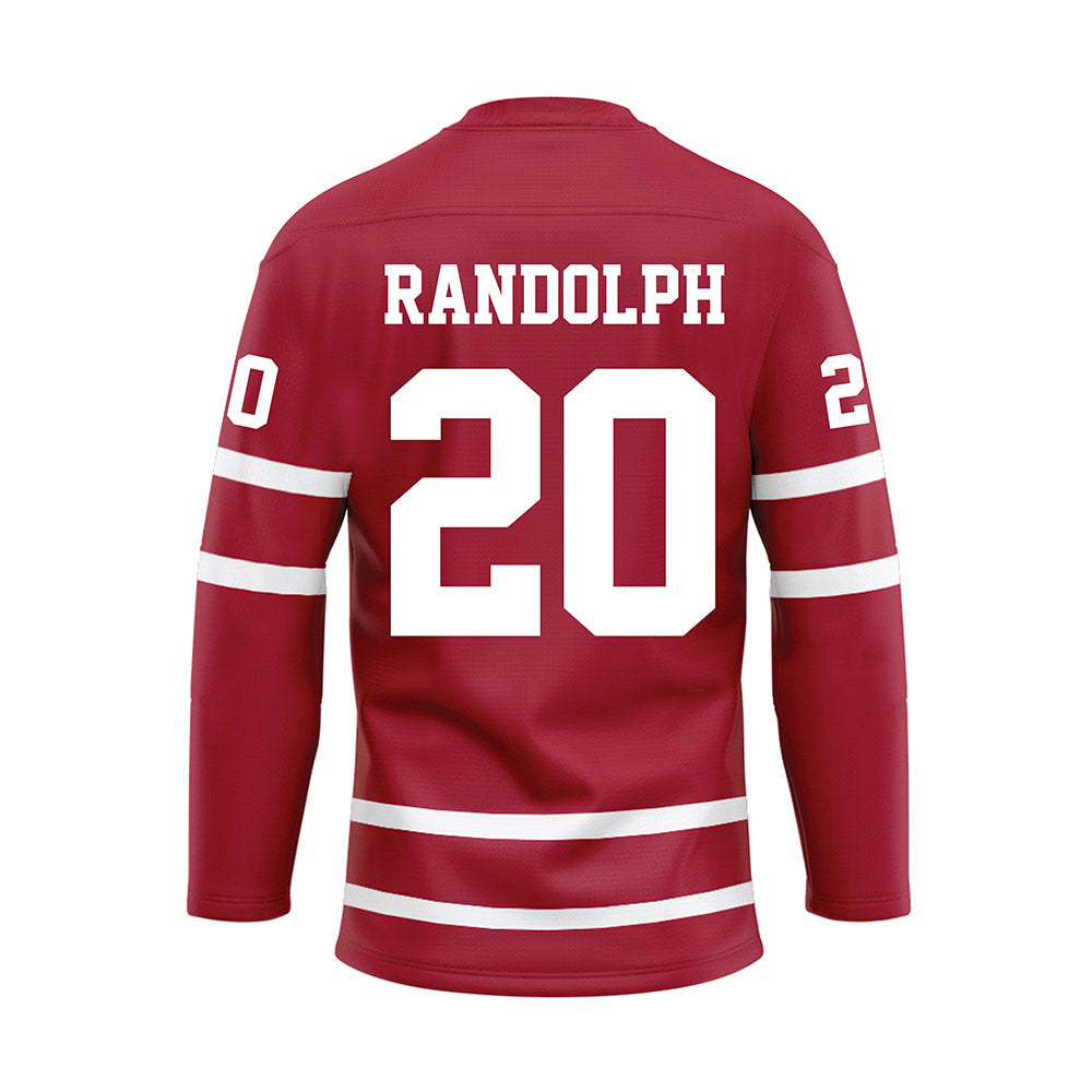 Alabama - Mens Basketball Alumni : Levi Randolph - Crimson Hockey Jersey