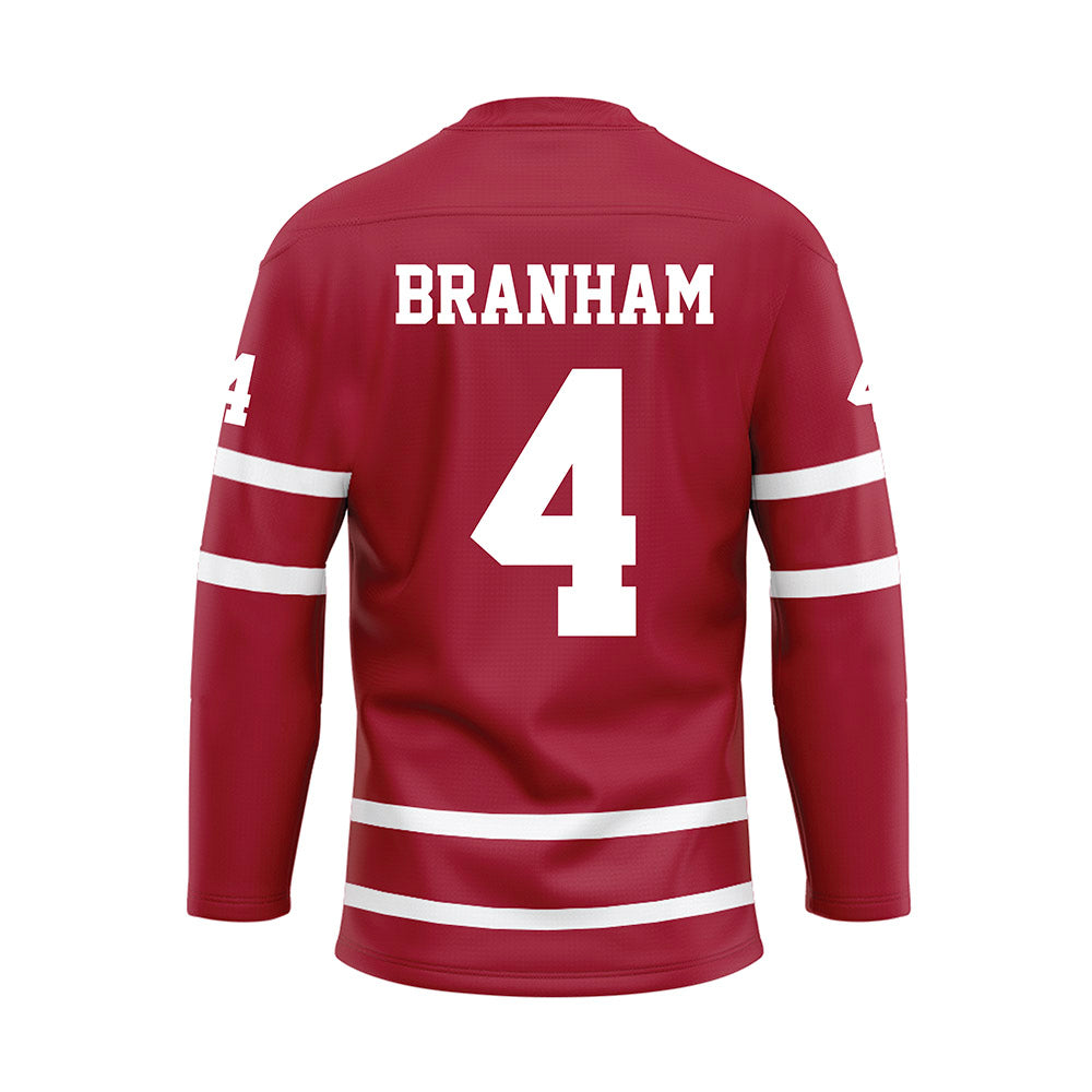 Alabama - Softball Alumni : Jackey Branham - Crimson Hockey Jersey