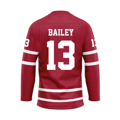 Alabama - Football Alumni : Kecalf Bailey - Crimson Hockey Jersey