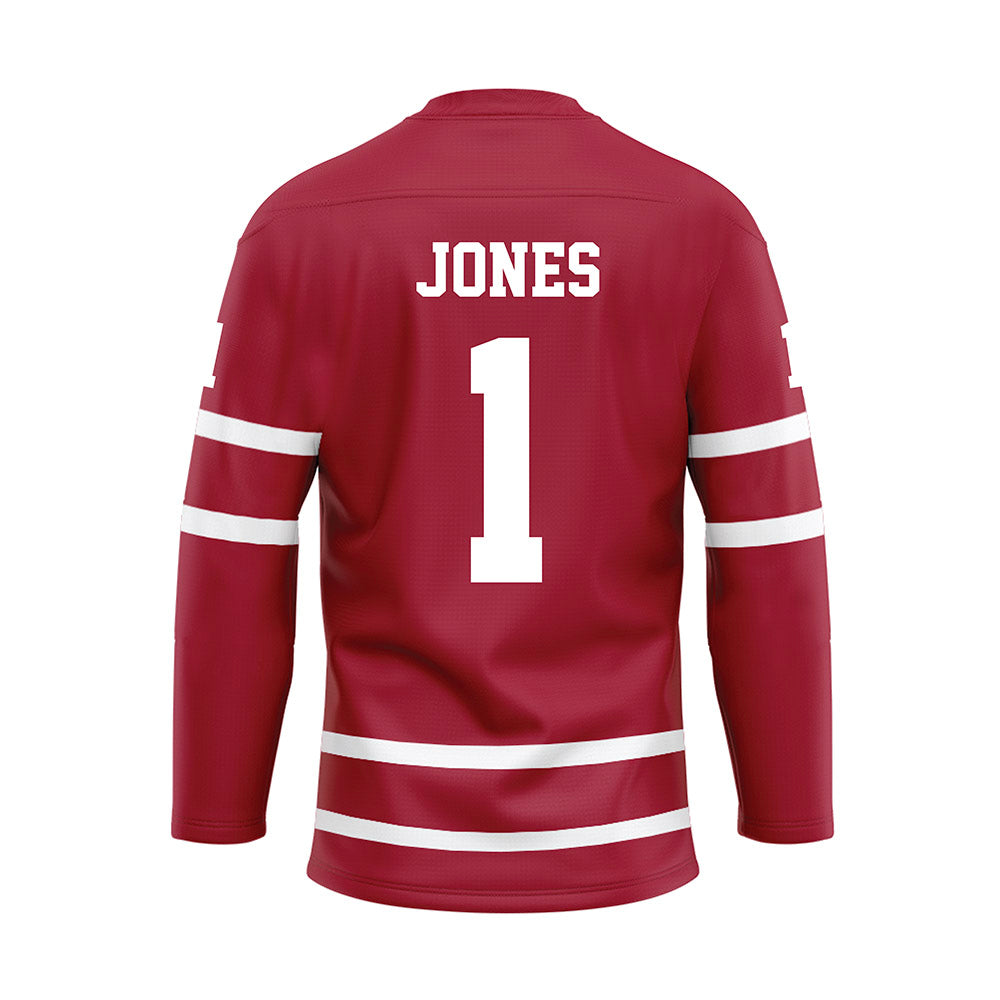 Alabama - Mens Basketball Alumni : Herbert Jones - Crimson Hockey Jersey