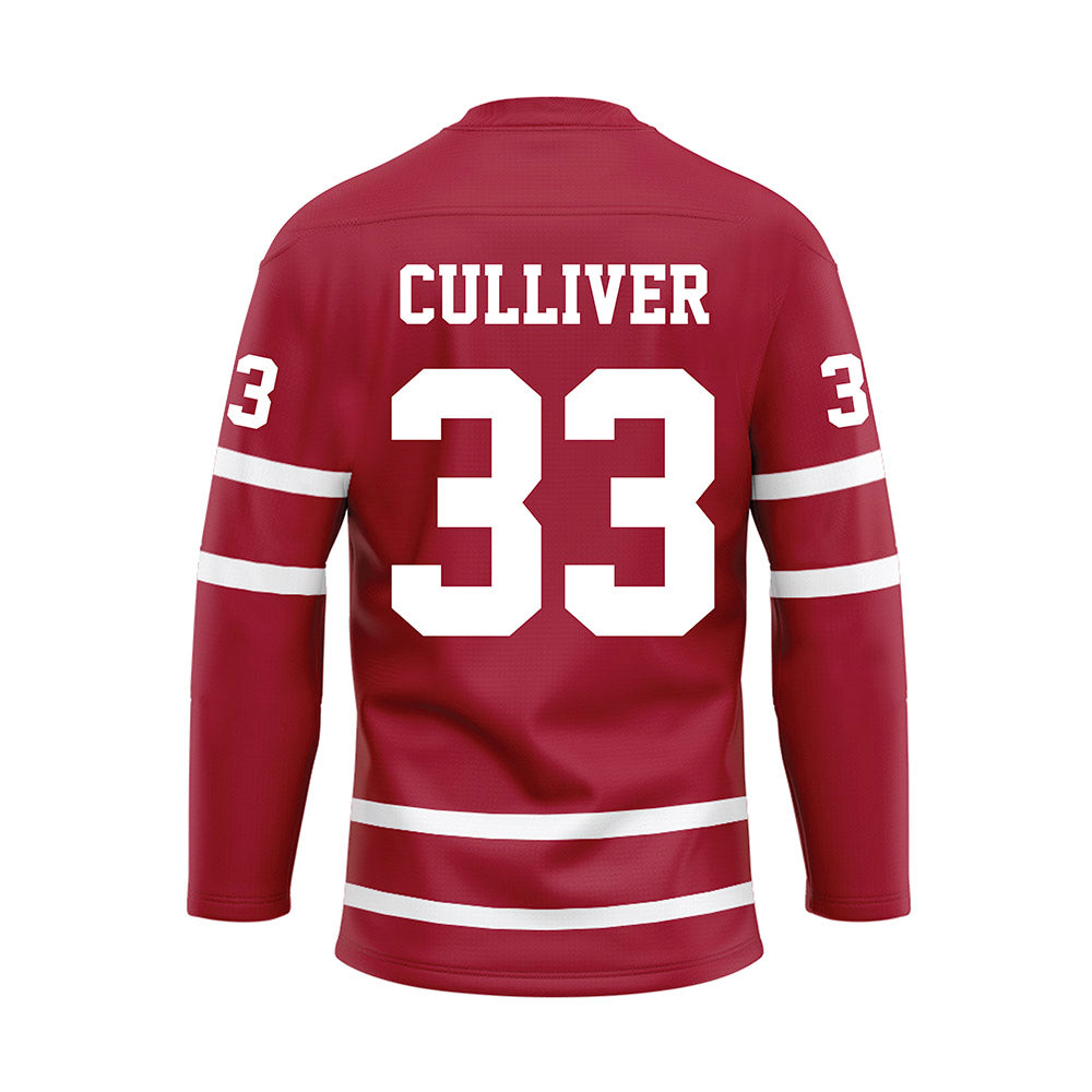 Alabama - Football Alumni : Calvin Culliver - Crimson Hockey Jersey