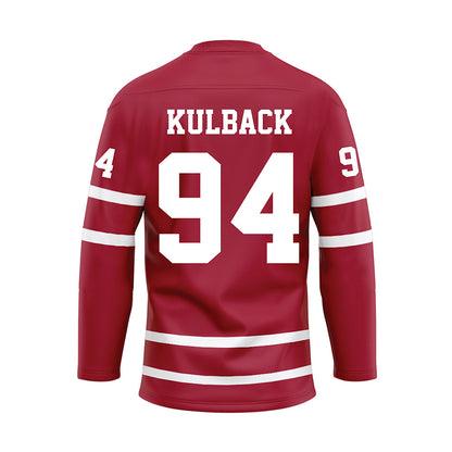 Alabama - Football Alumni : Steven Kulback - Crimson Hockey Jersey