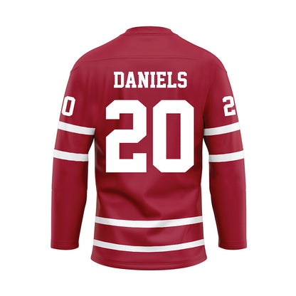 Alabama - Mens Basketball Alumni : LaKory Daniels - Crimson Hockey Jersey