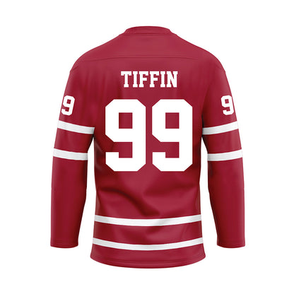 Alabama - Football Alumni : Leigh Tiffin - Crimson Hockey Jersey