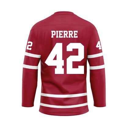 Alabama - NCAA Football : Yhonzae Pierre - Crimson Hockey Jersey