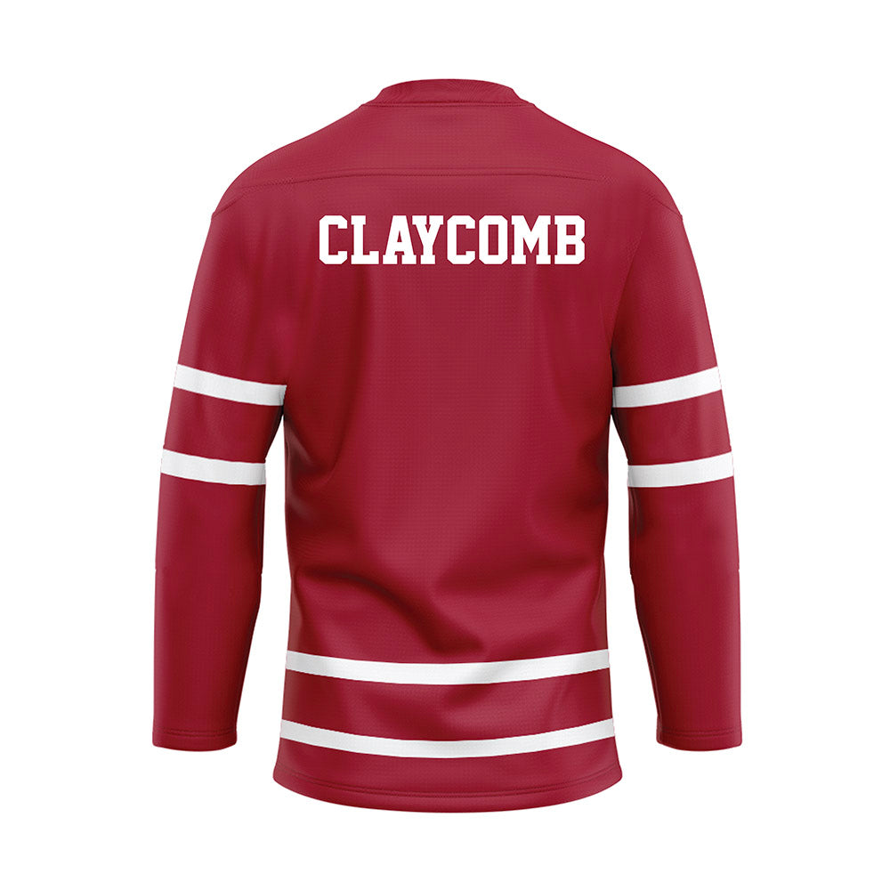 Alabama - NCAA Men's Golf : Canon Claycomb - Crimson Hockey Jersey