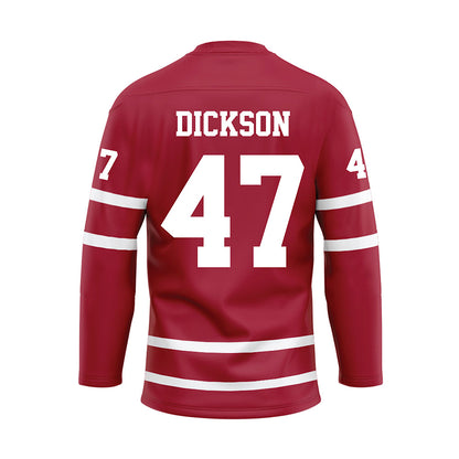 Alabama - Football Alumni : Xzavier Dickson - Crimson Hockey Jersey