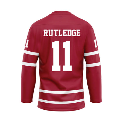 Alabama - Football Alumni : Jeff Rutledge - Crimson Hockey Jersey