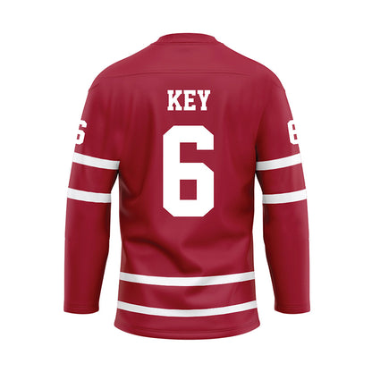 Alabama - Football Alumni : Jaylen Key - Crimson Hockey Jersey