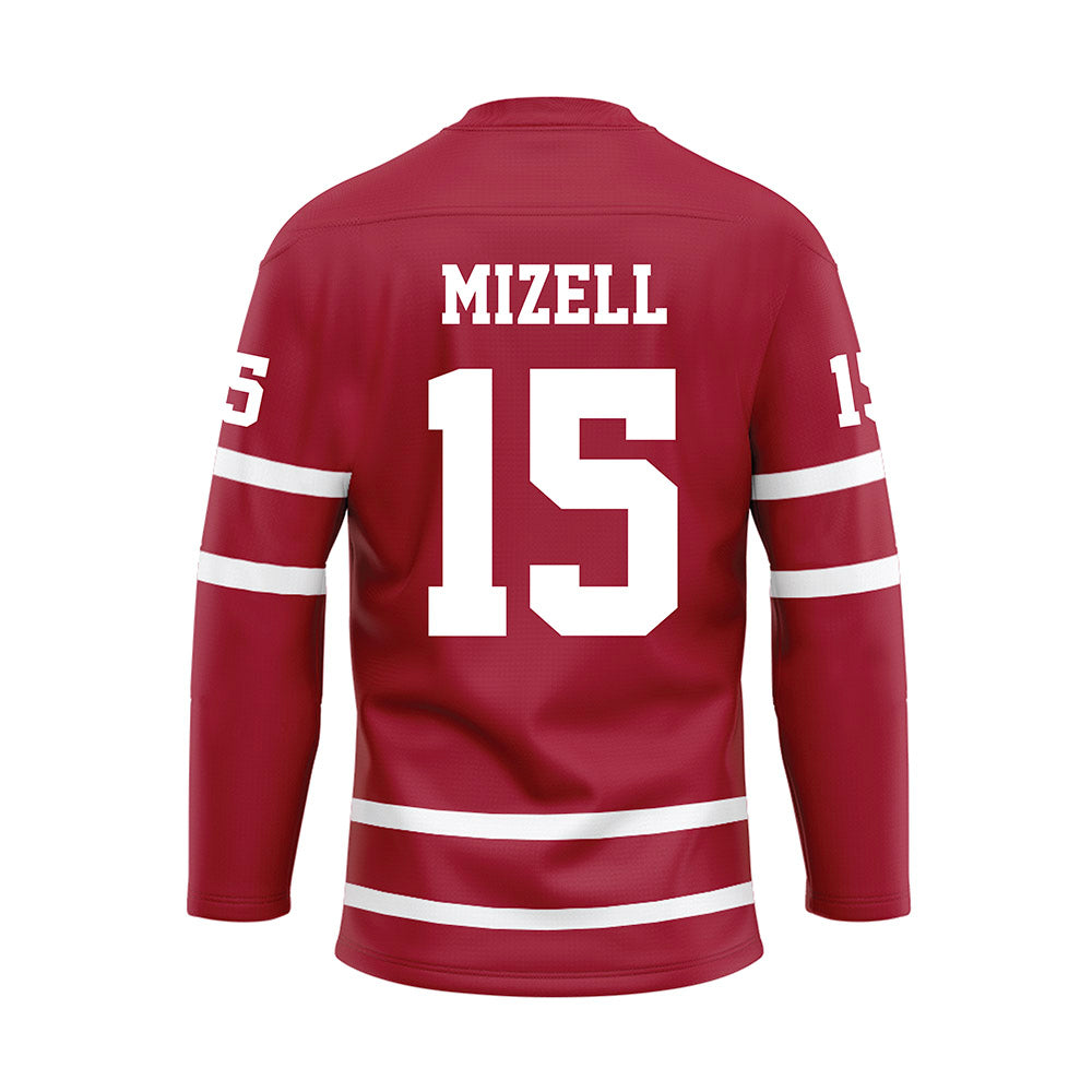 Alabama - NCAA Baseball : Coleman Mizell - Crimson Hockey Jersey