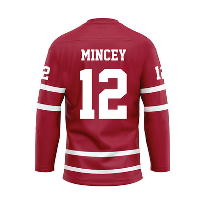 Alabama - NCAA Football : Zavier Mincey - Crimson Hockey Jersey