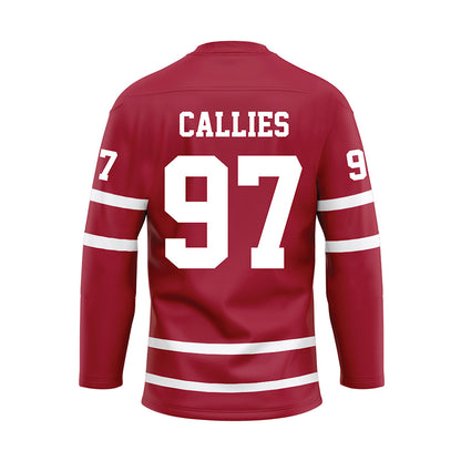 Alabama - Football Alumni : Kelly Callies - Crimson Hockey Jersey