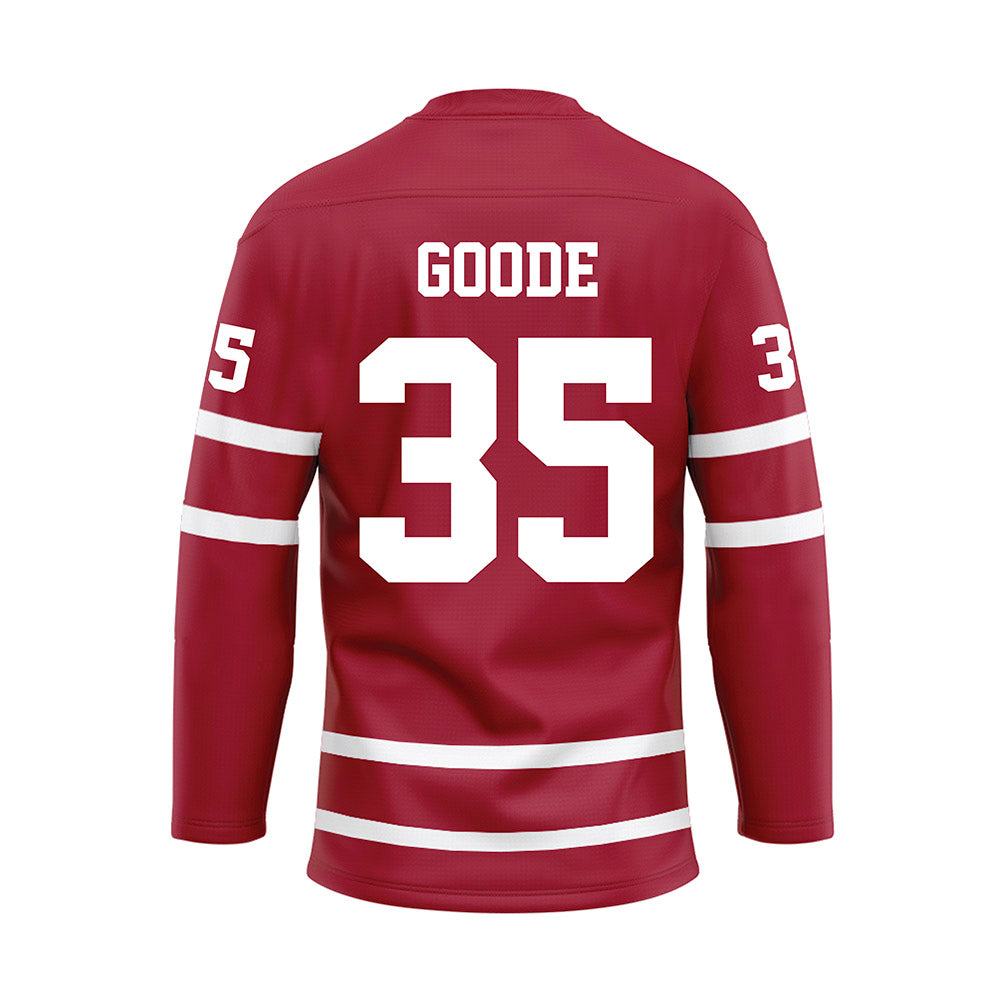 Alabama - Football Alumni : Kerry Goode - Crimson Hockey Jersey