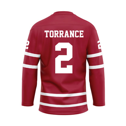 Alabama - Mens Basketball Alumni : Mikhail Torrance - Crimson Hockey Jersey