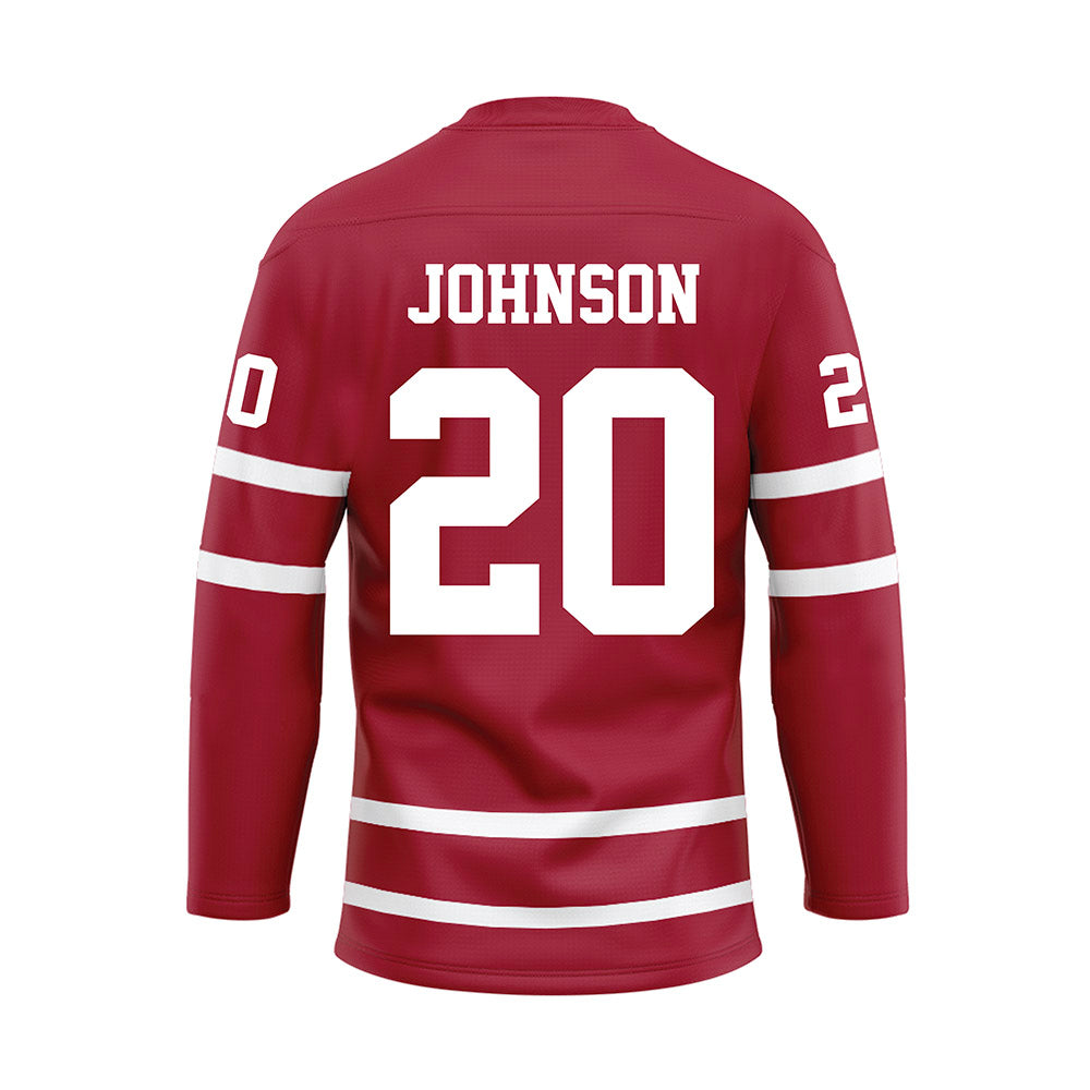 Alabama - Womens Basketball Alumni : Niesa Johnson - Crimson Hockey Jersey