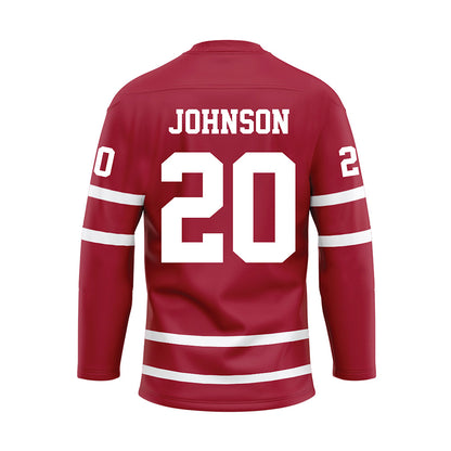 Alabama - Womens Basketball Alumni : Niesa Johnson - Crimson Hockey Jersey