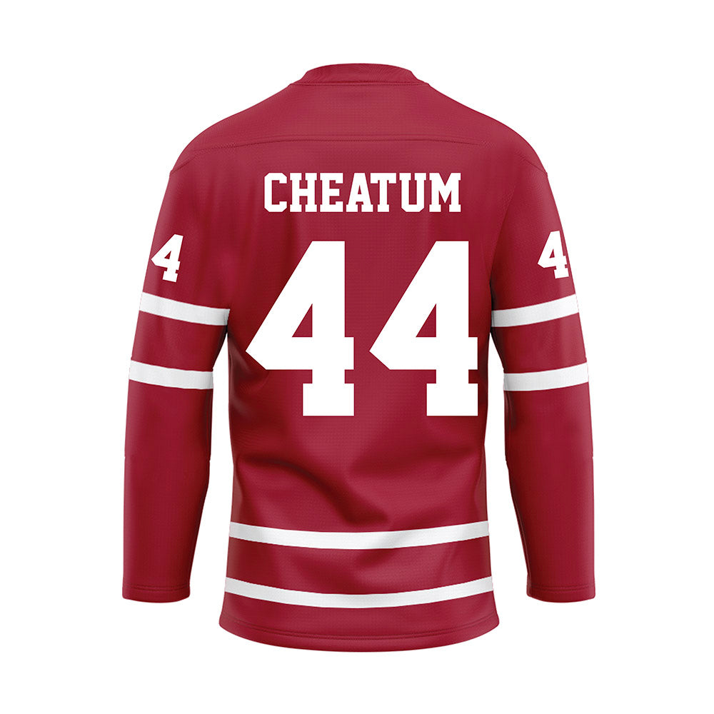 Alabama - Men's Basketball Alumni : Melvin Cheatum - Crimson Hockey Jersey