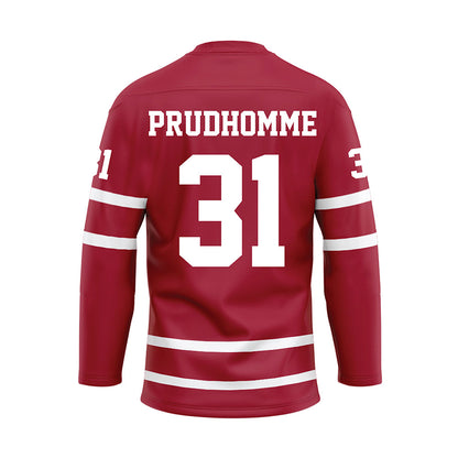 Alabama - Football Alumni : Mark Prudhomme - Crimson Hockey Jersey