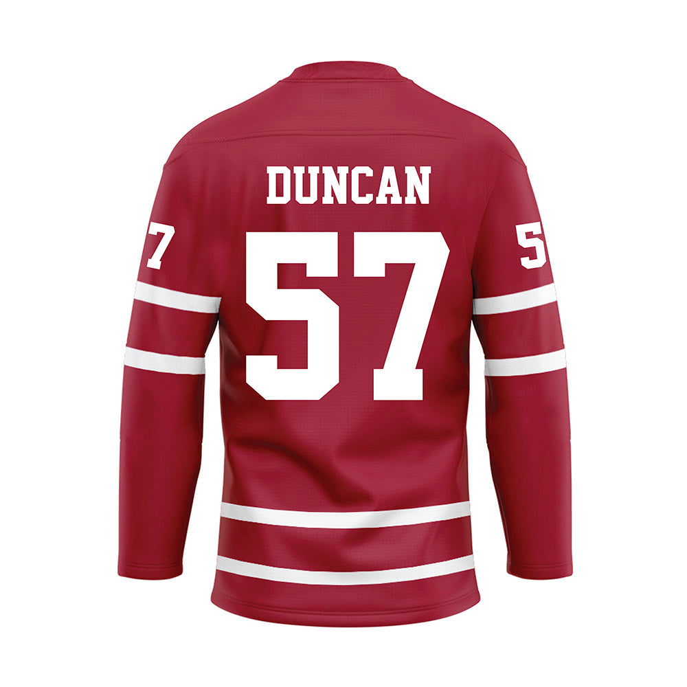 Alabama - Football Alumni : Conley Duncan - Crimson Hockey Jersey