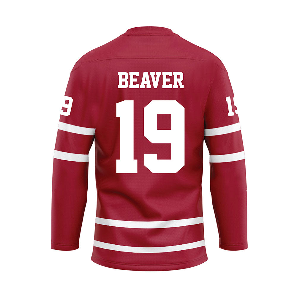 Alabama - Softball Alumni : Kayla Beaver - Crimson Hockey Jersey