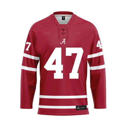 Alabama - NCAA Softball : Salen Hawkins - Crimson Hockey Jersey