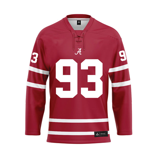 Alabama - Football Alumni : Marty Lyons - Crimson Hockey Jersey