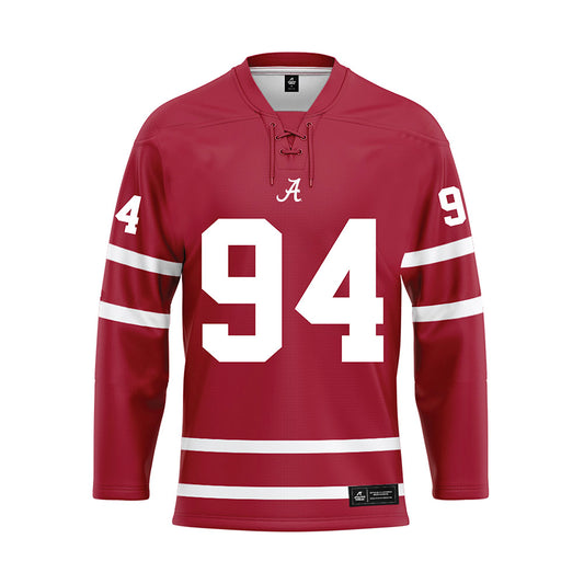 Alabama - Football Alumni : Keith Saunders - Crimson Hockey Jersey