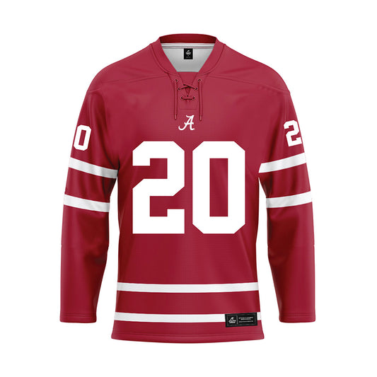 Alabama - Mens Basketball Alumni : LaKory Daniels - Crimson Hockey Jersey