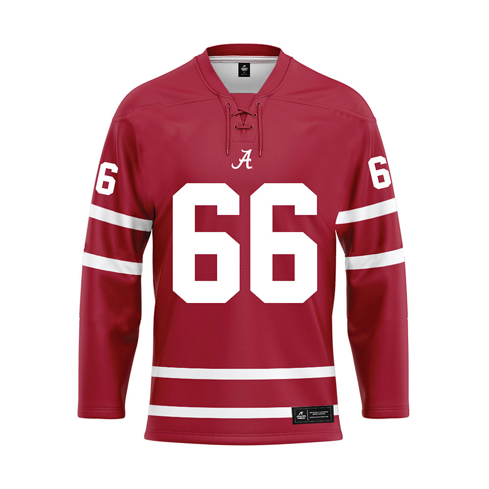 Alabama - Football Alumni : Albert Lewis - Crimson Hockey Jersey