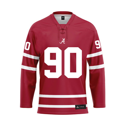 Alabama - Football Alumni : Rudy Griffin - Crimson Hockey Jersey