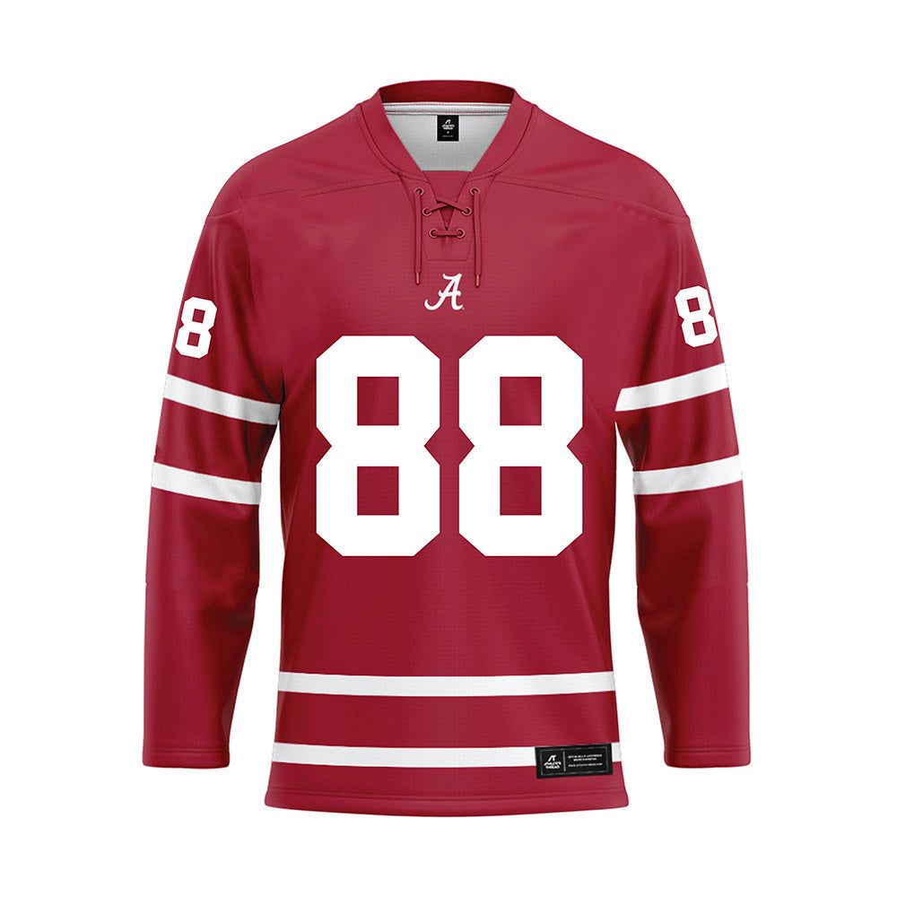 Alabama - Football Alumni : Nick Walker - Crimson Hockey Jersey