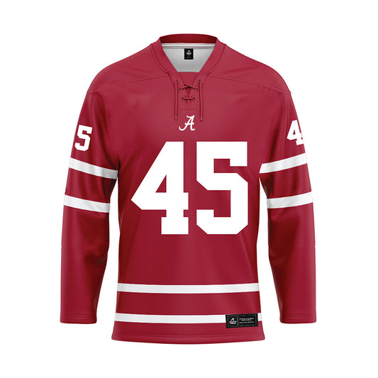 Alabama - Football Alumni : Marvin Constant - Crimson Hockey Jersey