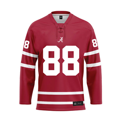 Alabama - NCAA Baseball : Beau Brailey - Crimson Hockey Jersey