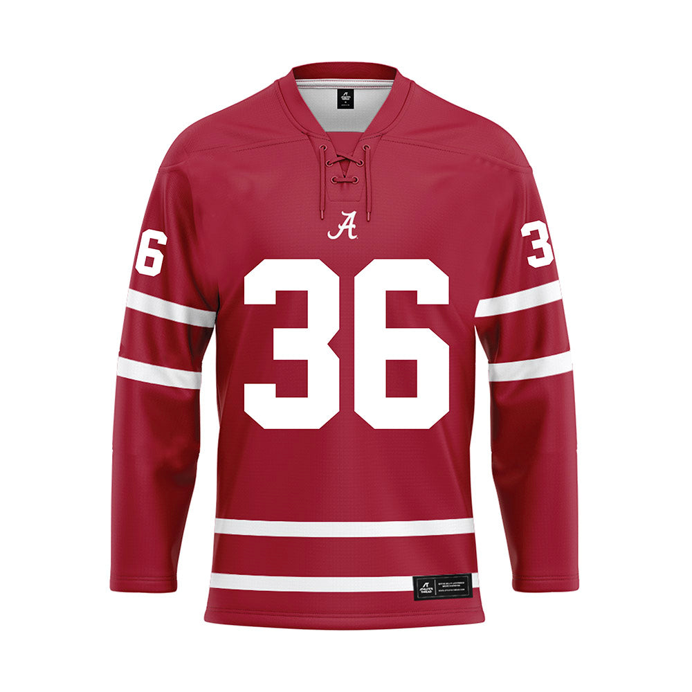 Alabama - Football Alumni : Chuck Strickland - Crimson Hockey Jersey